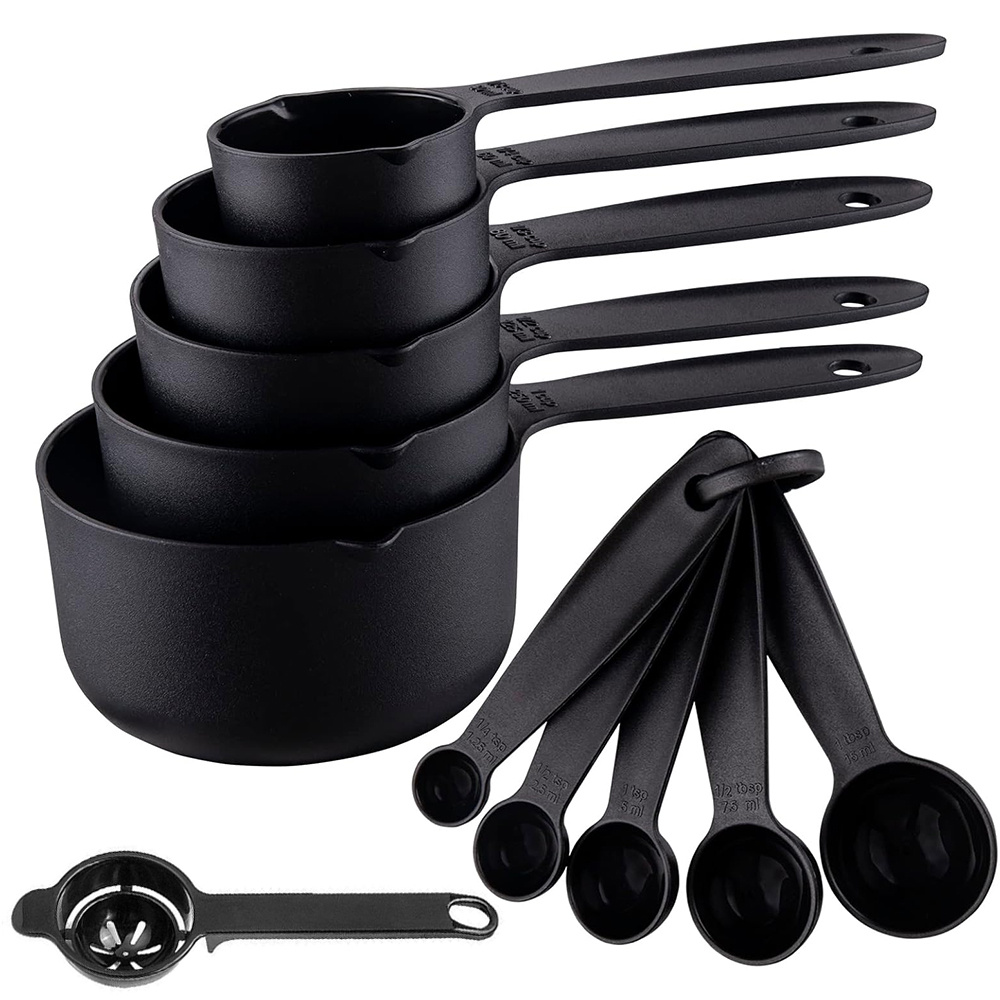 Kitchen Gadgets Pakistan - 11pcs Plastic Measuring Cups&Egg Yolk Separator