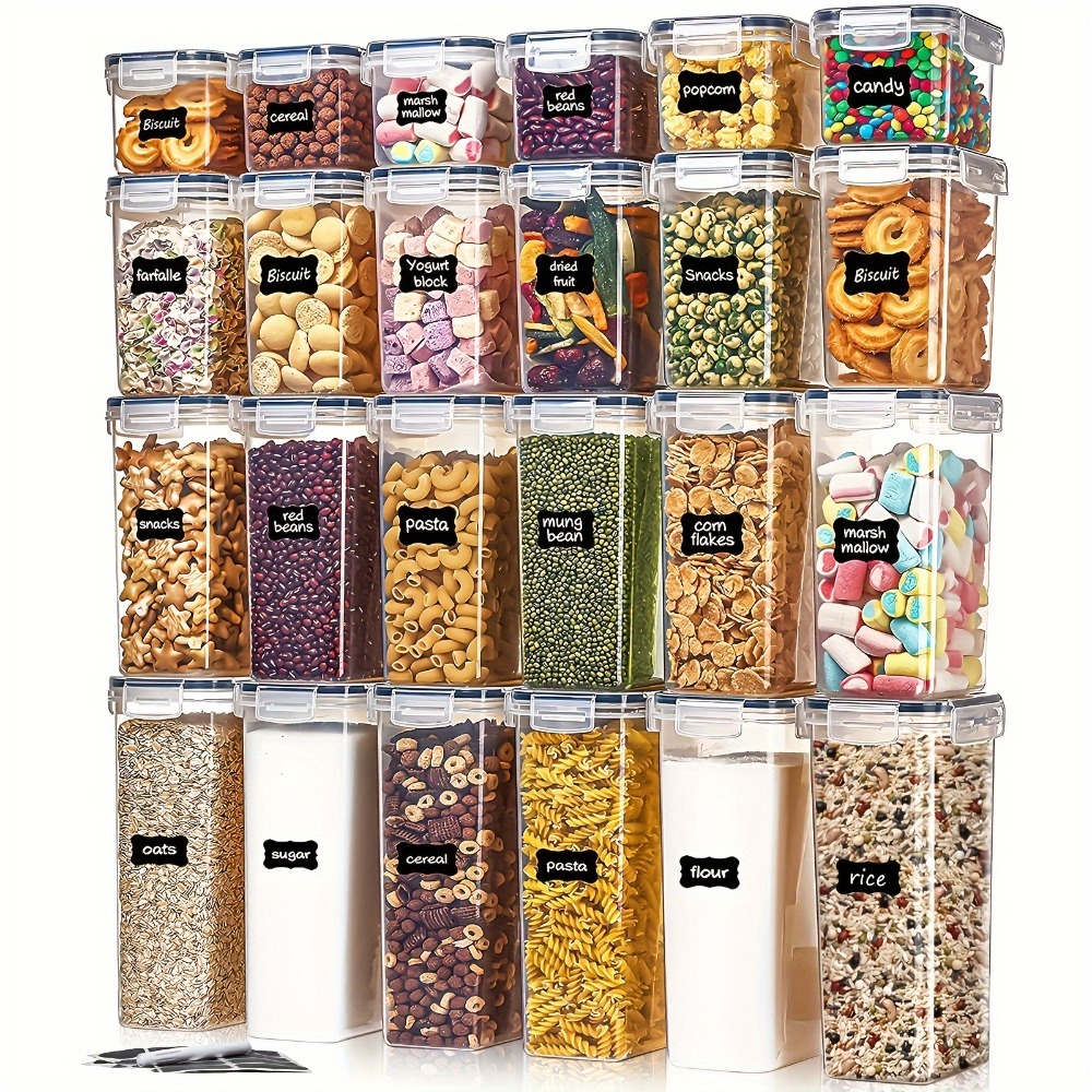 Kitchen Gadgets Ninja - 24Pcs Food Storage Containers 12 Boxes