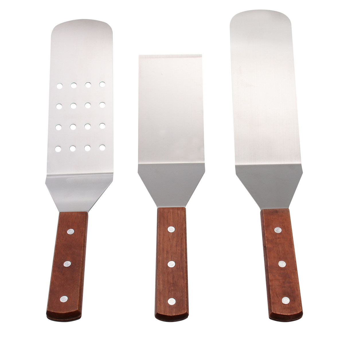 Kitchen Home Gadgets - 1Set Stainless Steel Pizza Shovel Wood