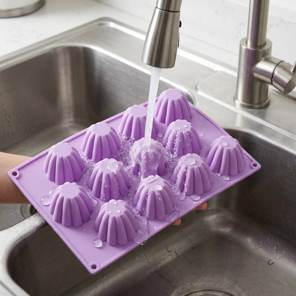 Kitchen Gadgets Ninja - 12-Cavity Mini Spiral Silicone Mold Swirl