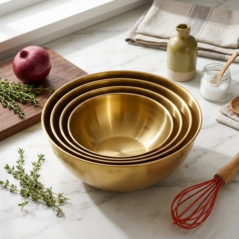 Kitchen Gadgets Website - 3PCS Stainless Steel Mixing Bowls Set,