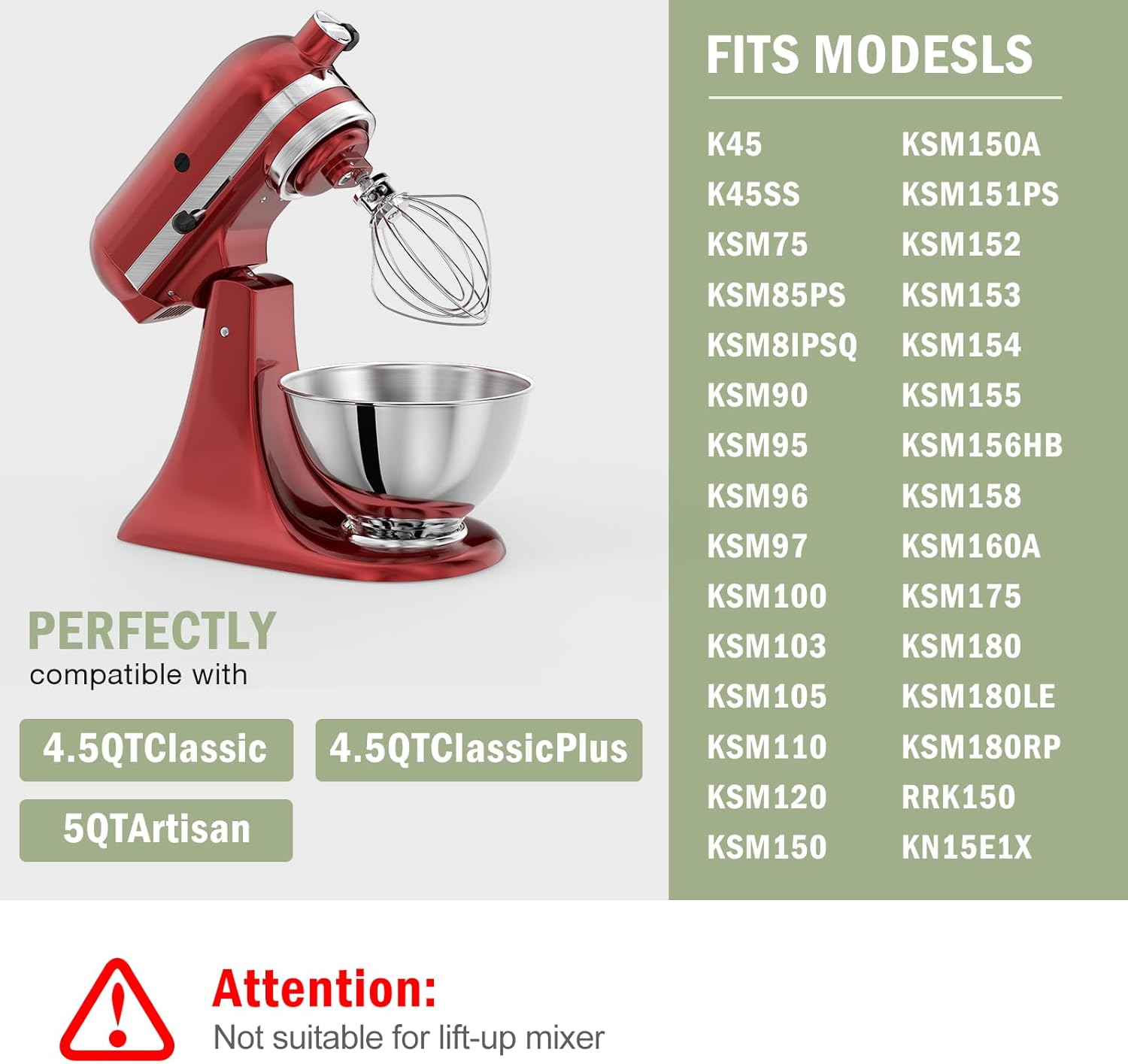 3-Quart Stainless Steel Bowl f - Kitchenaid Mixer Artisan 5Qt 评论和价格