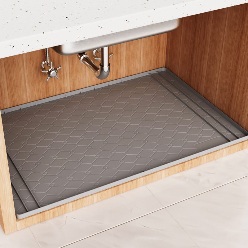 Silicone Under Sink Mat Kitche - Kitchen Gadgets Cabinet 评论和价格