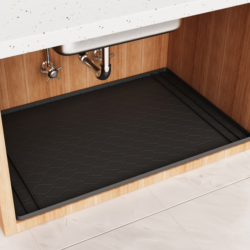 Silicone Under Sink Mat Kitche - Kitchen Gadgets Cabinet 评论和价格