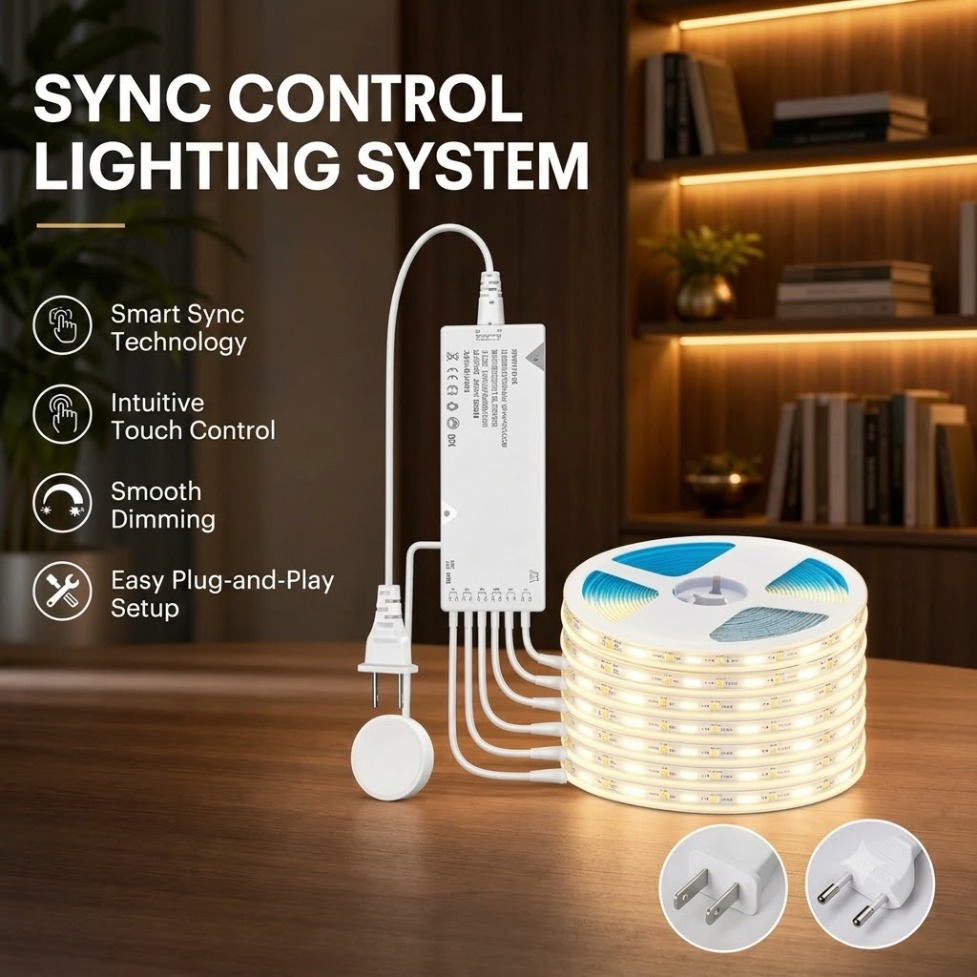 Touch Control Sync COB LED Str - Kitchen Gadgets Cabinet 评论和价格