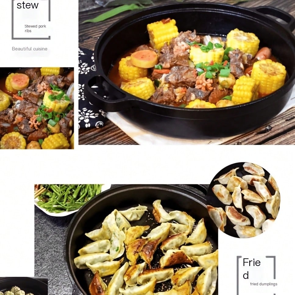 Cast Iron Skillet Set With Dua - Cast Iron Skillet 评论和价格