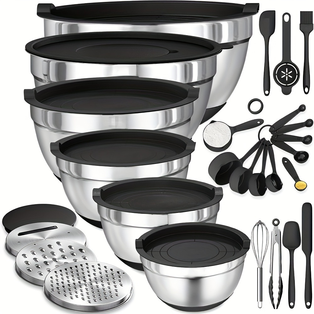 17pcs, Stainless Steel Mixing  - Kitchen Home Gadgets 评论和价格