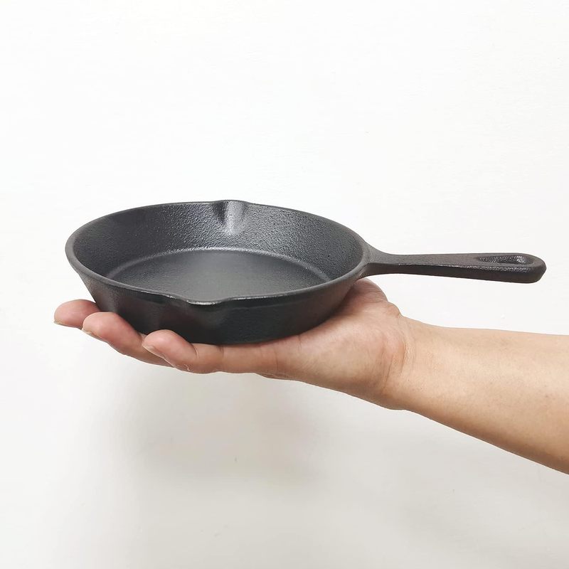 6 Inch Cast Iron Skillet, Fryi - Cast Iron Skillet 评论和价格