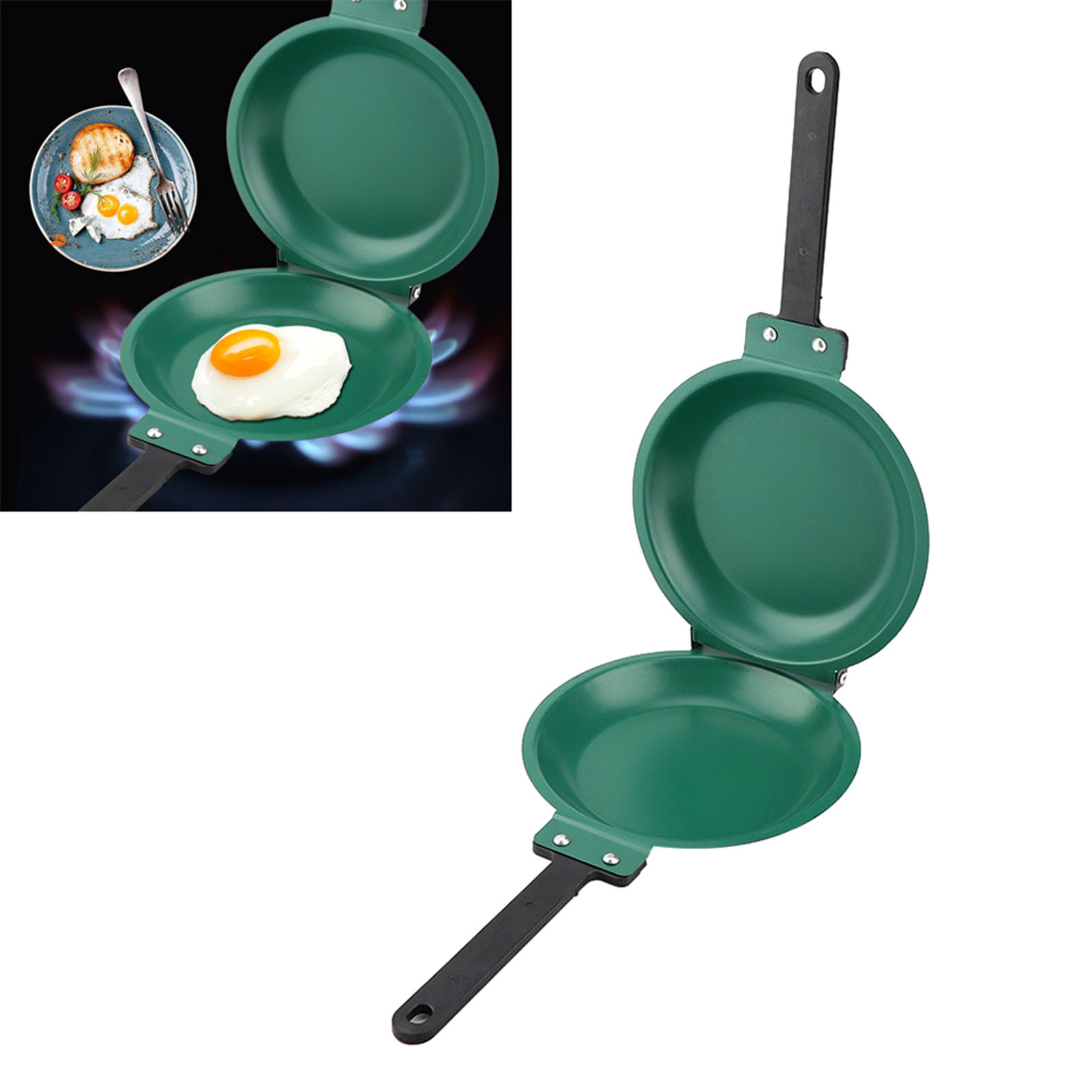 Double Side Titanium Steel Coa - Cast Iron Skillet 评论和价格