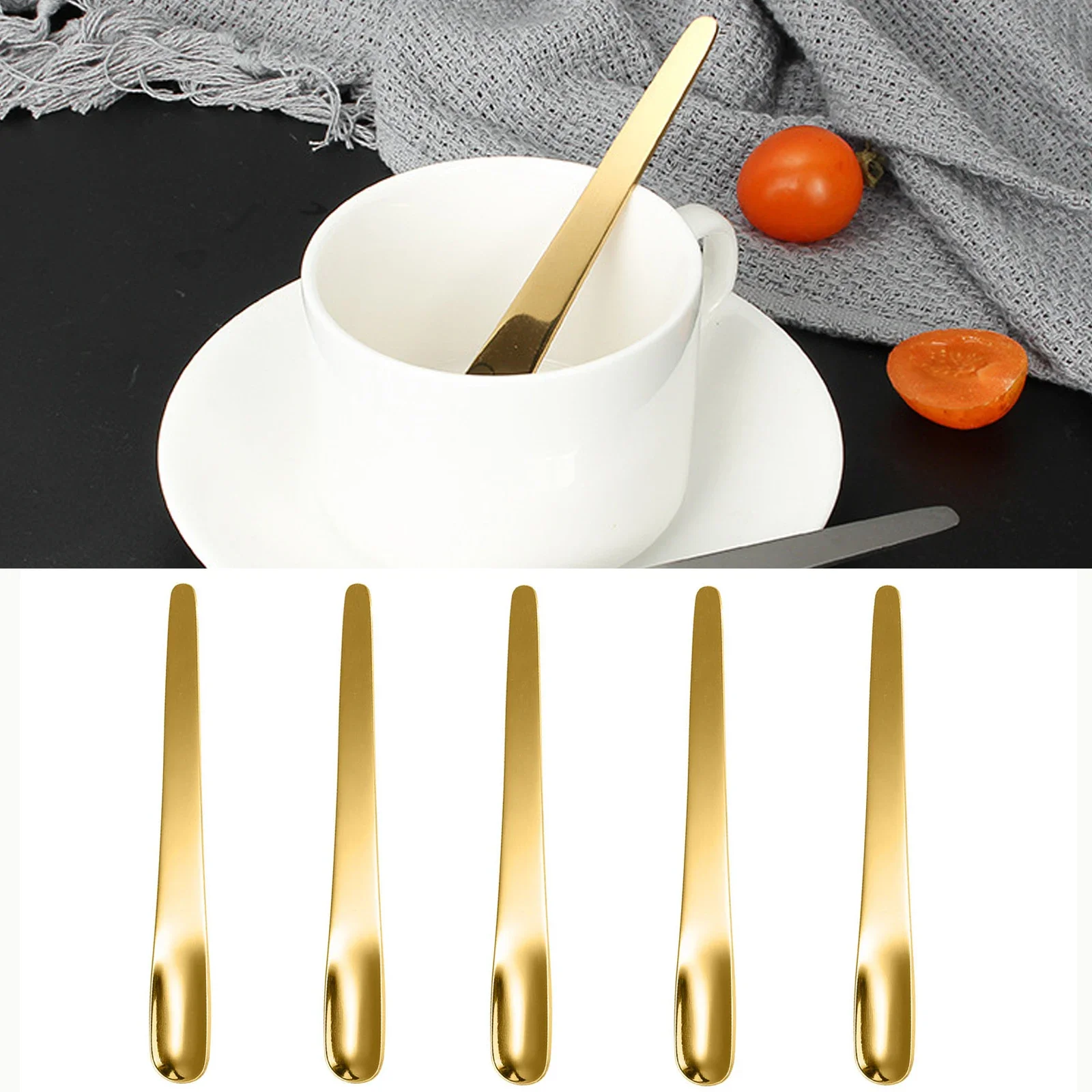 5PCS Coffee Spoon Stainless St - Kitchen Gadgets Blender 评论和价格
