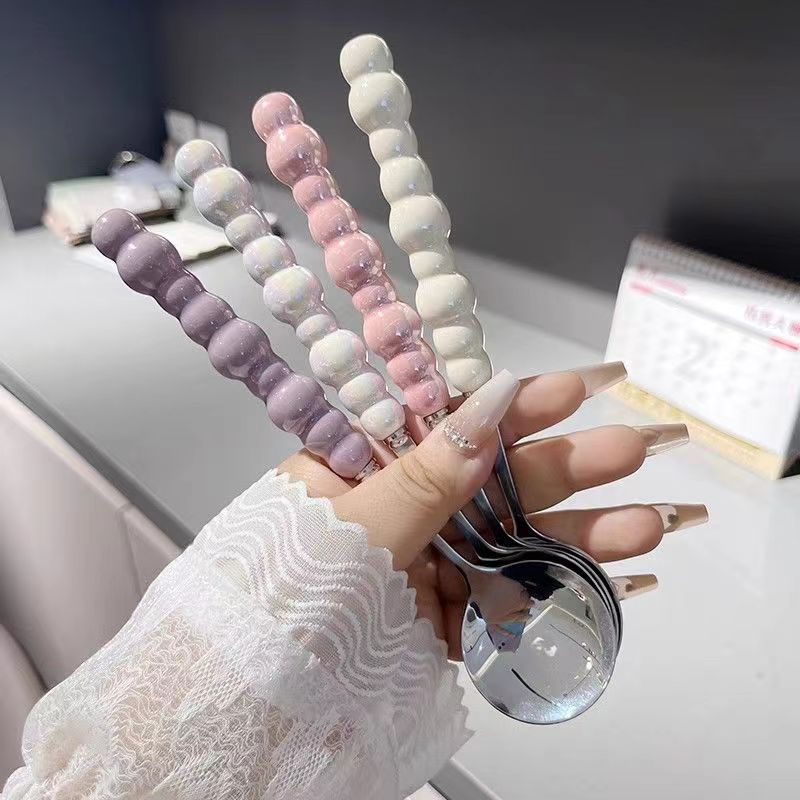 Pearl Handle Spoon Stainless S - Kitchen Gadgets Pakistan 评论和价格
