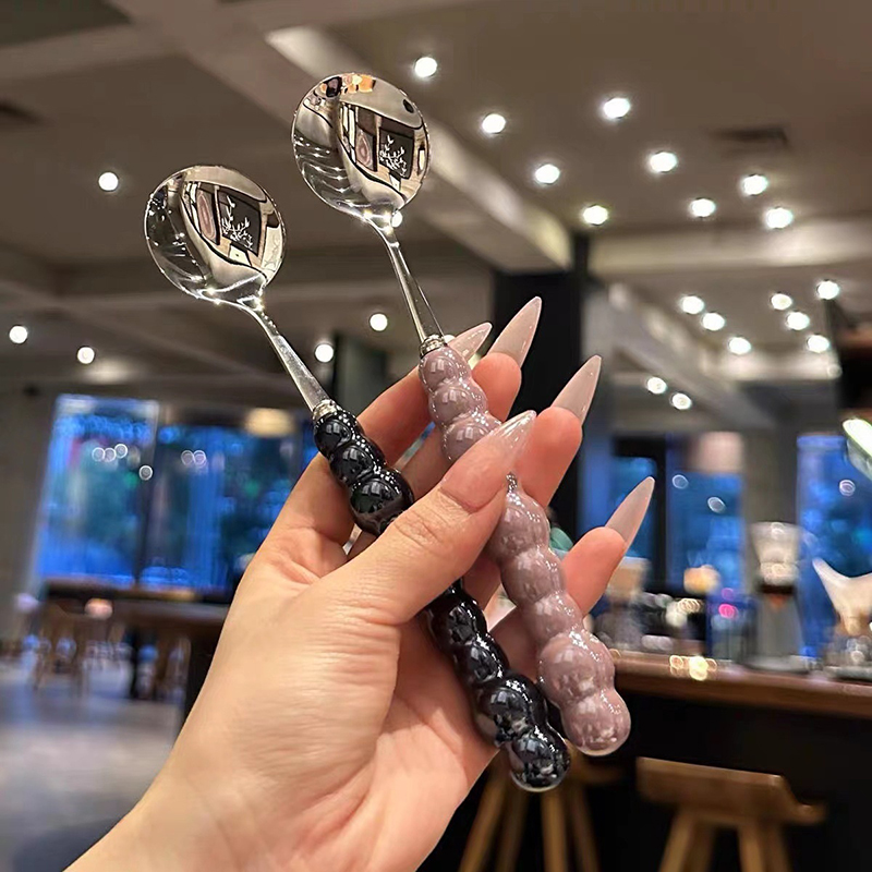 Pearl Handle Spoon Stainless S - Kitchen Gadgets Pakistan 评论和价格