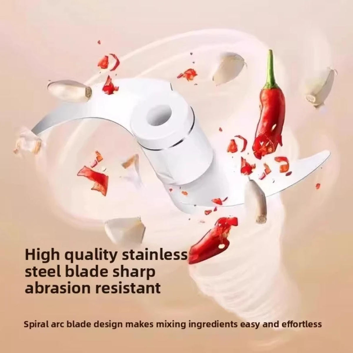 1PC Electric Garlic Chopper Mi - Kitchen Gadgets Blender 评论和价格