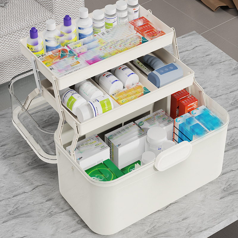 Large Capacity Clear Lid Medic - Kitchen Gadgets Cabinet 评论和价格