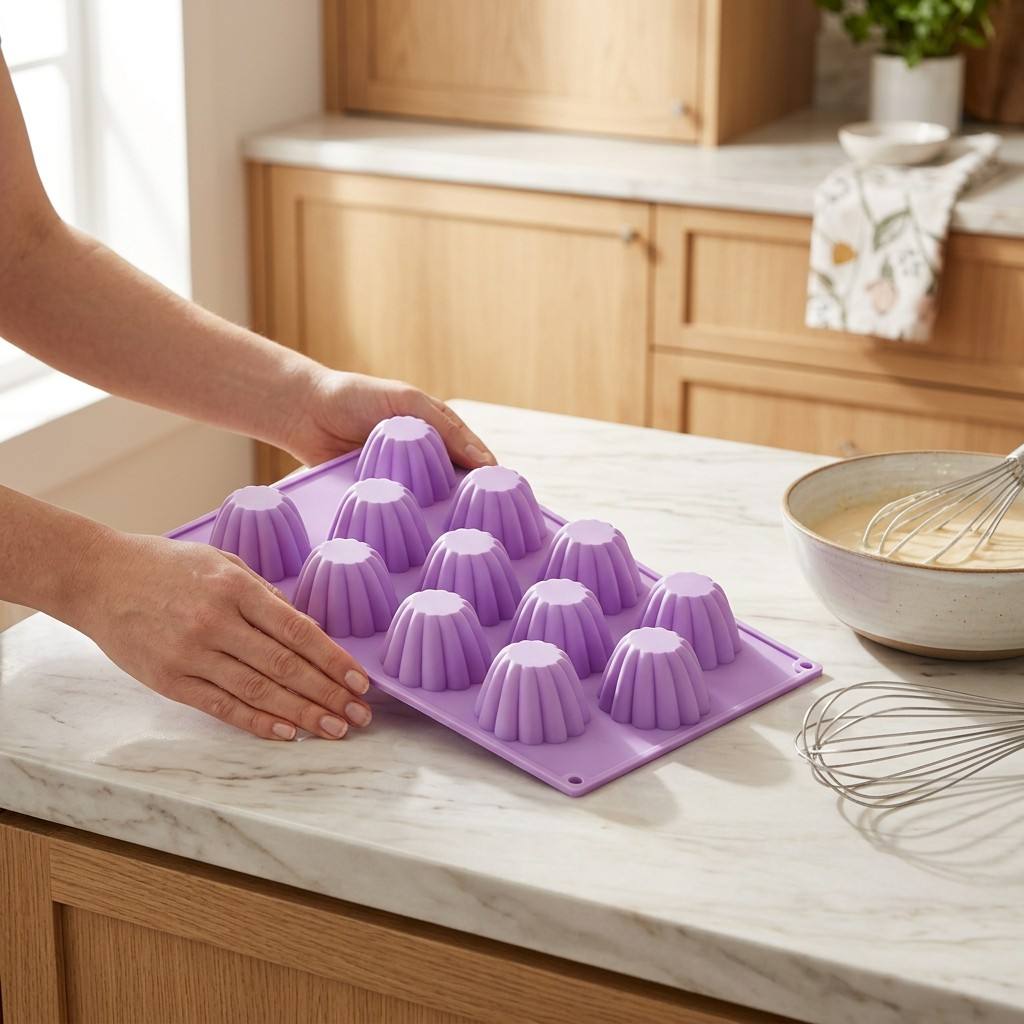 12-Cavity Mini Spiral Silicone - Kitchen Gadgets Ninja 评论和价格