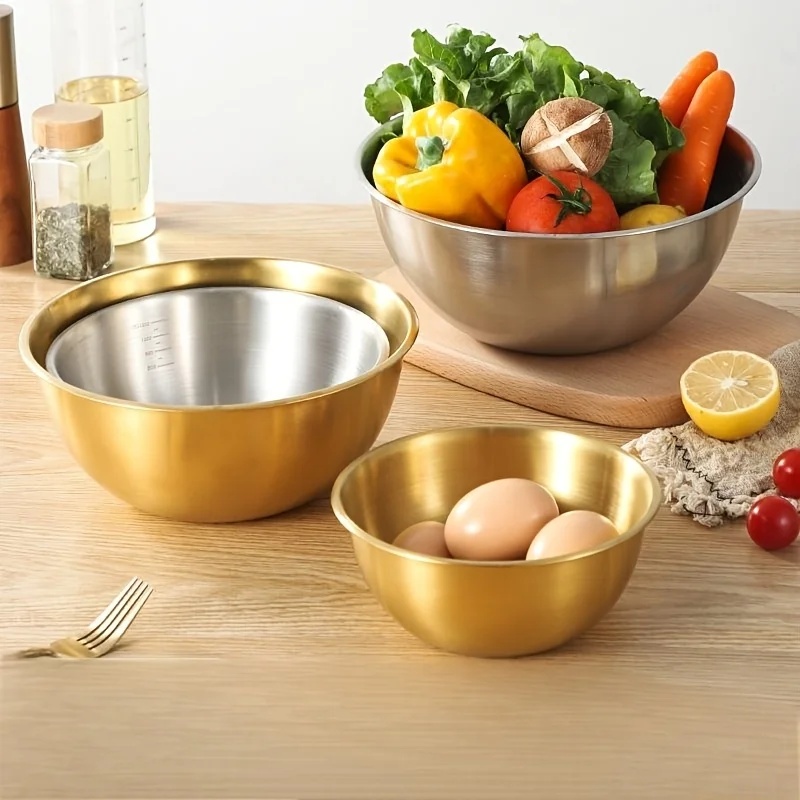 3PCS Stainless Steel Mixing Bo - Kitchen Gadgets Website 评论和价格